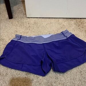 Lululemon Athletica Purple Athletic Speed Shorts